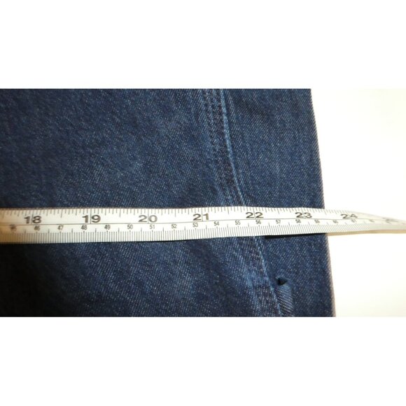 Gap Mid Rise 90s Loose Carpenter Jeans - Dark Blue - Picture 9 of 15